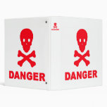 Danger 3 Ring Binders
