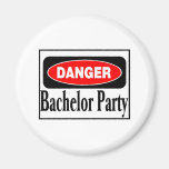 Danger Bachelor Party Refrigerator Magnets