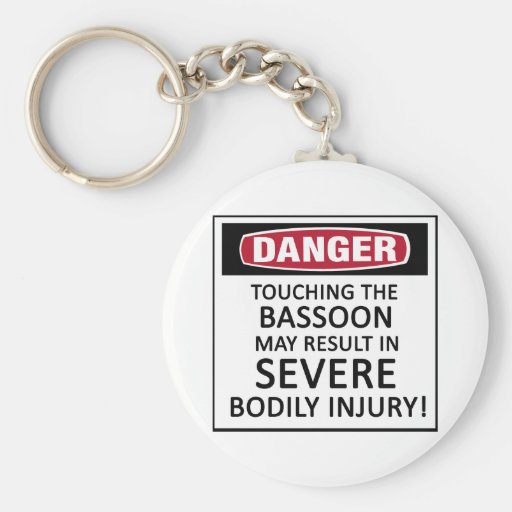 Danger Bassoon Keychains