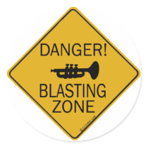 Danger Blasting Zone