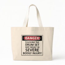 Danger Drum Set Tote Bags