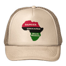 DANGER - Educated Black Woman Mesh Hats