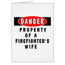 Danger !  Épouse de FF Cartes De Vœux