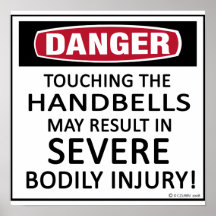Danger Handbells Print