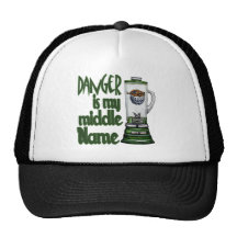 Danger Is My Middle Name Mesh Hat
