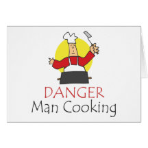 Danger Man Cooking Card