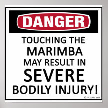 Danger Marimba Print
