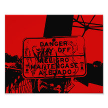 Danger Stay Off Sign Photo