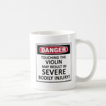 Danger Violin Mug