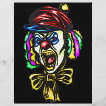 Dangerous Evil Clown Full Colour Flyer