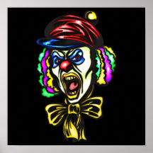 Dangerous Evil Clown Poster