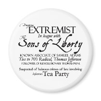 Dangerous Extremist: 18 Century Style Poster Magnets