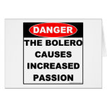 Dangers of Bolero Notecard