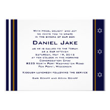 Daniel Jake Custom Personalized Invitations
