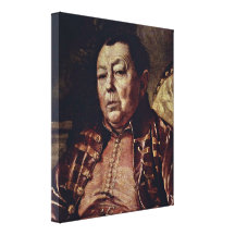 Daniel Schultz the Younger - Crimean falconer Canvas Prints