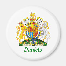 Daniels Shield of Great Britain Refrigerator Magnets