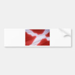 DANISH FLAG BUMPER STICKER