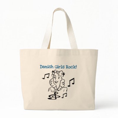 Danish Girls Rock Tote Bag by world_wide