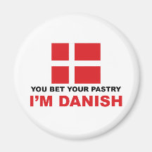 Danish Pastry Fridge Magnets