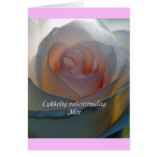 Danish Valentine's Mom Card