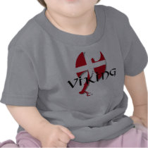 Danish Viking Denmark flag Axe Shirts