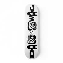 dankswag logo skate deck