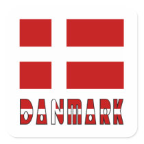 Danmark Flag & Word CC