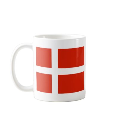 Dannebrog; The Official Flag of Denmark Coffee Mugs by Danoise