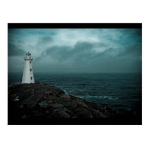 Dans la tempête carte postale