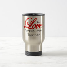 Dans l'amour avec mon professeur tasse