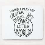 Dans ma propre petite guitare du monde tapis de souris
