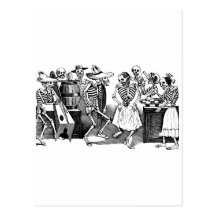 "Dansant le Jarabe dans l'autre monde " Cartes Postales