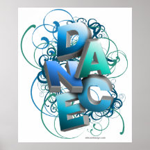 danse 3D (ressort) Affiches