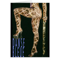DANSE BLEUE - Pole Dancer Card