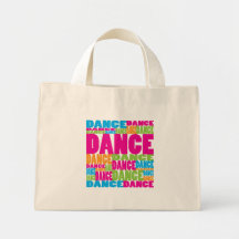 Danse colorée sacs en toile