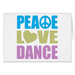 Danse d'amour de paix carte