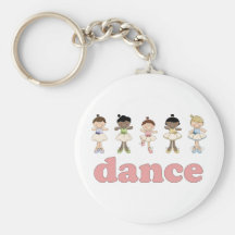 Danse de ballerines porte-clé