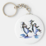 danse de pingouins porte-clef