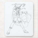 Danse de tambour tapis de souris