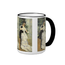 Danse de ville par Renoir, art vintage d'impressio Tasse À Café