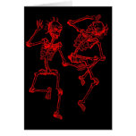 danse macabre 2 greeting card