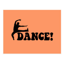 danse moderne carte postale