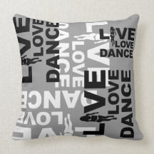 Danse vivante d'amour coussin
