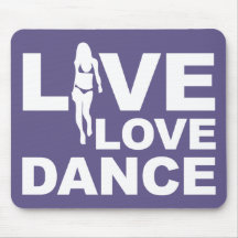 Danse vivante d'amour tapis de souris