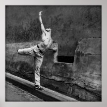 Danseur torse nu. posters