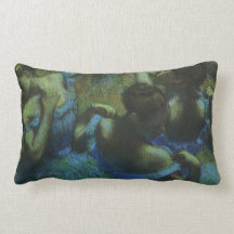 Danseurs bleus par Edgar Degas, impressionisme vin Oreillers