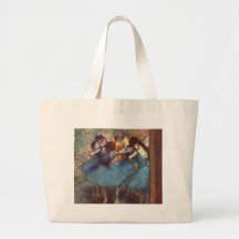 Danseurs dans le bleu sac de toile
