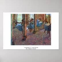 Danseurs dans le foyer par Edgar Degas Posters