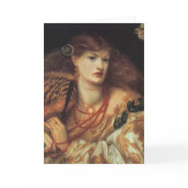 Dante Rossetti Monna Vanna Greeting Card