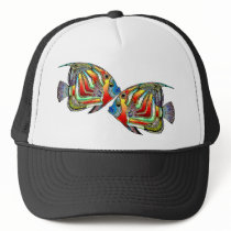 Dantes Sea Angelfish Ball Cap